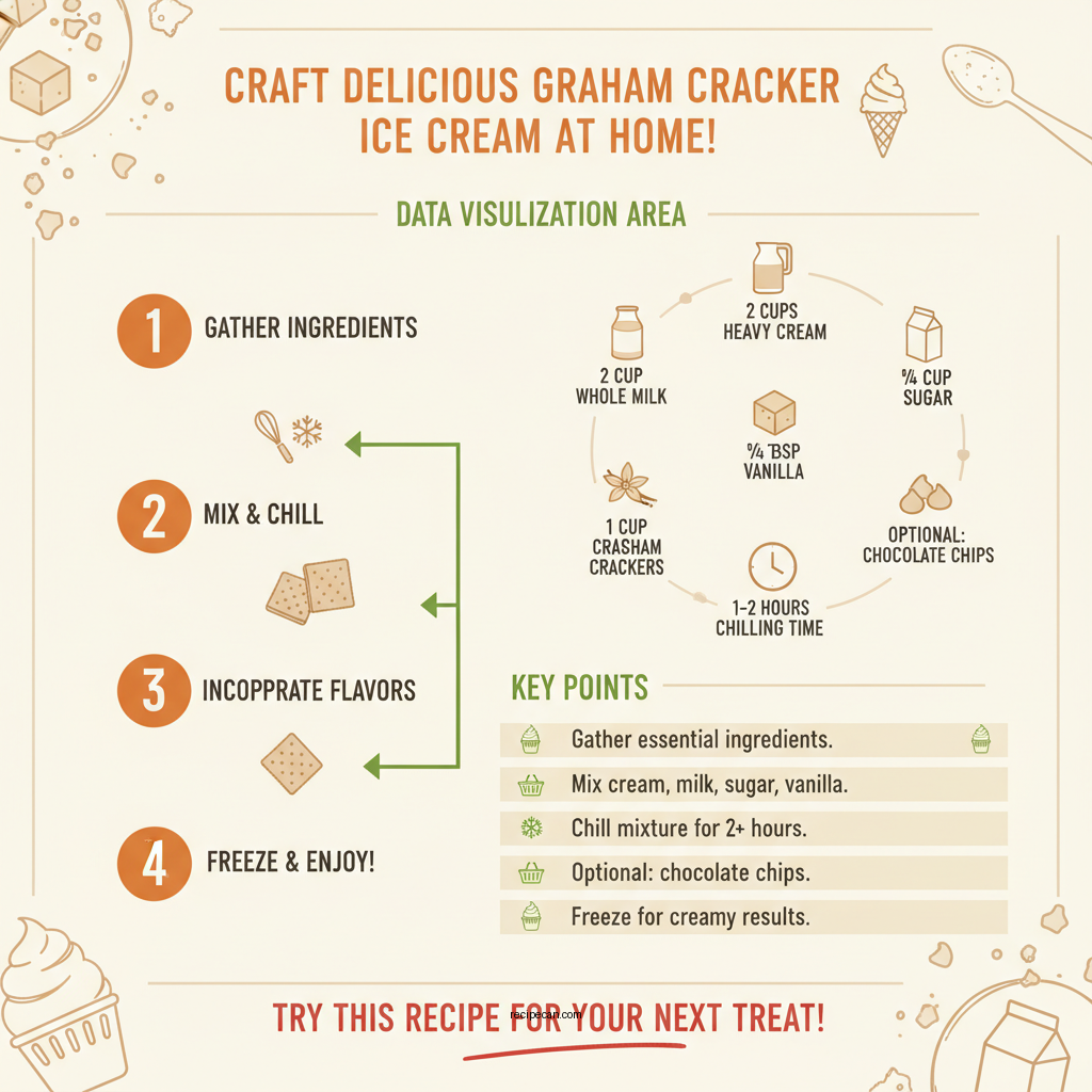 graham cracker ice cream recipe - Data Infographic and Statistics