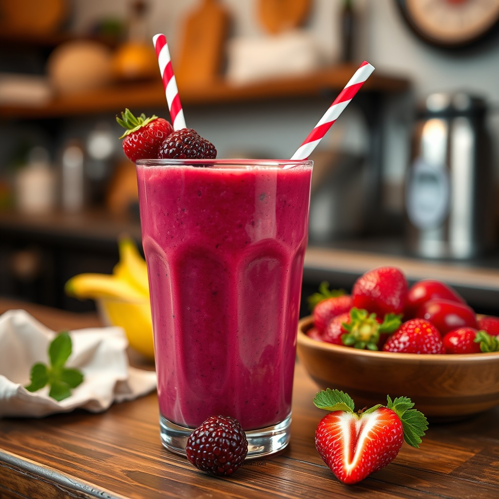 Classic Berry Blast Smoothie - great smoothie recipes