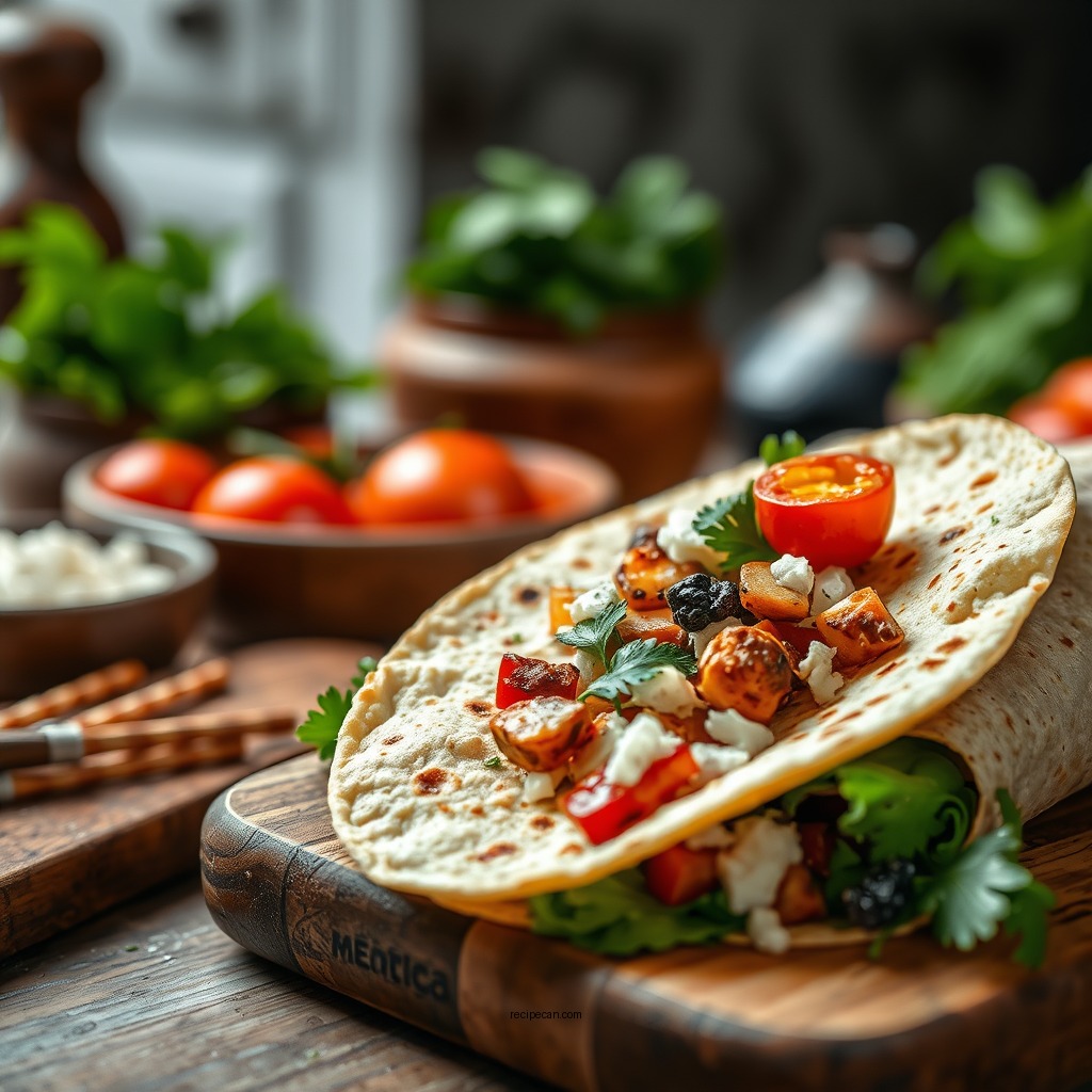 Ingredients You'll Need - greek wrap recipe