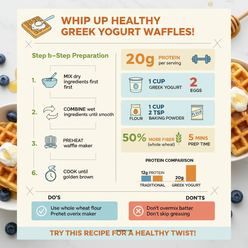 greek yogurt waffle recipe - Data Infographic and Statistics