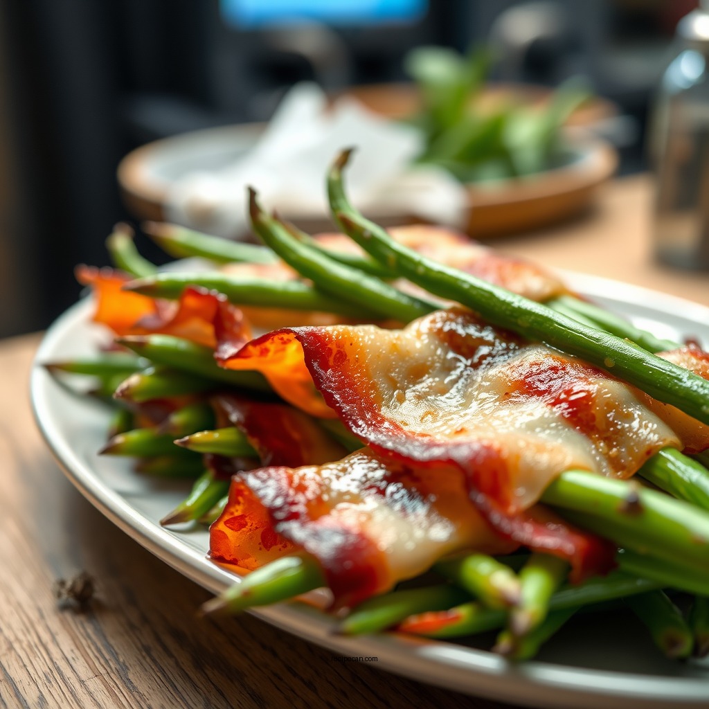 Ingredients Needed - green beans wrapped in bacon recipe