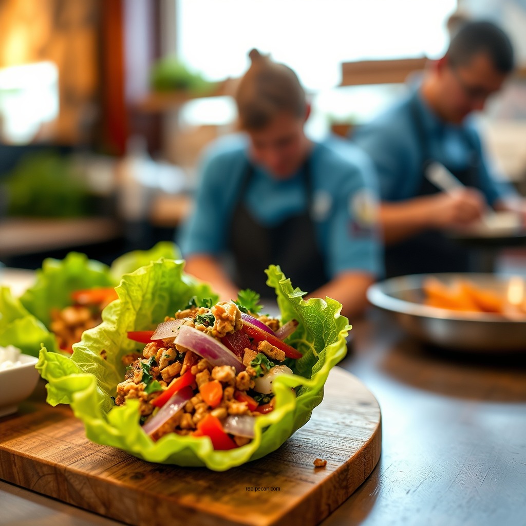 Simple Cooking Instructions - ground turkey lettuce wraps recipe