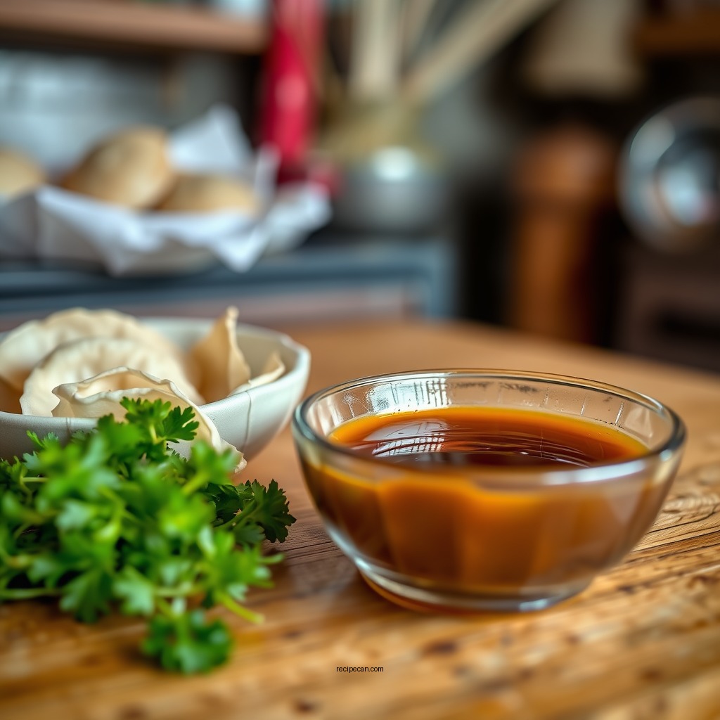 Ingredients for Gyoza Sauce - gyoza sauce recipe