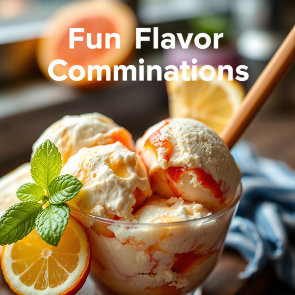 Fun Flavor Combinations - hamilton beach ice cream maker recipe book