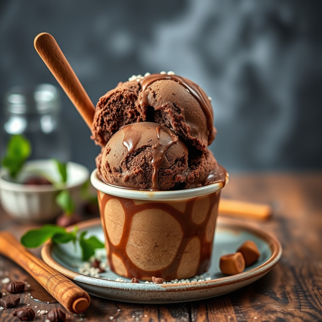 Chocolate Fudge Brownie Ice Cream - hamilton beach recipes ice cream maker