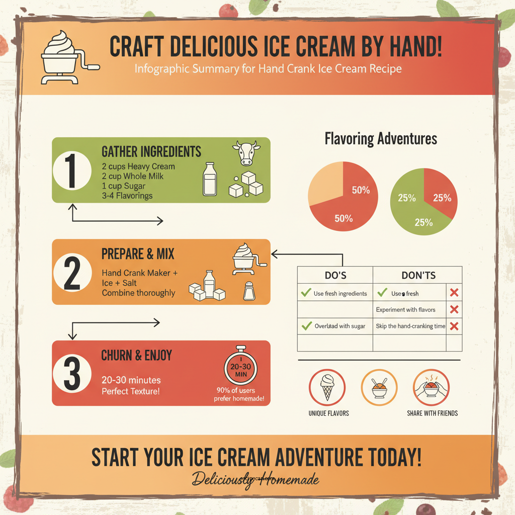 hand crank ice cream recipe - Data Infographic and Statistics