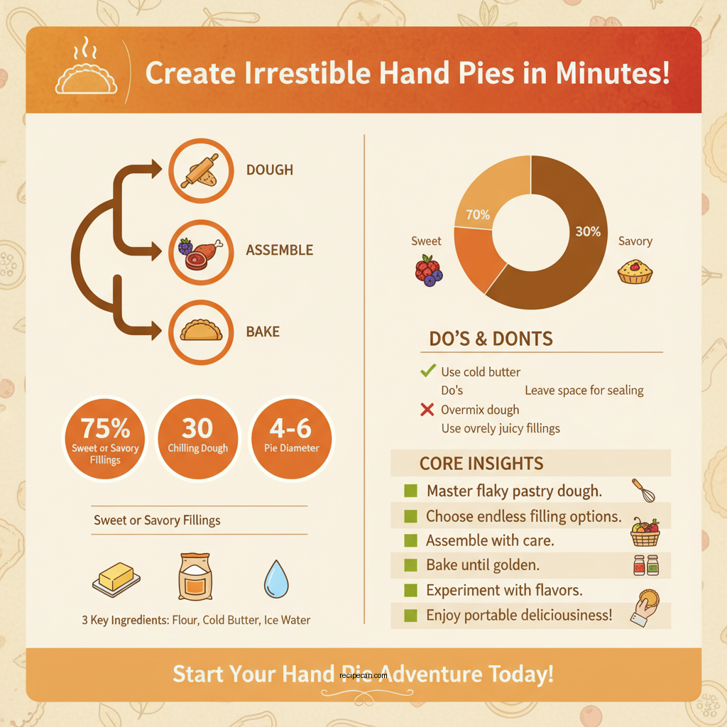 hand pie recipe - Data Infographic and Statistics