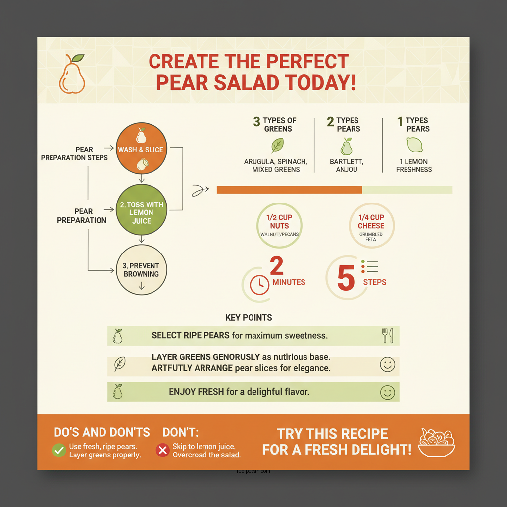 harry and david pear salad recipe - Data Infographic and Statistics