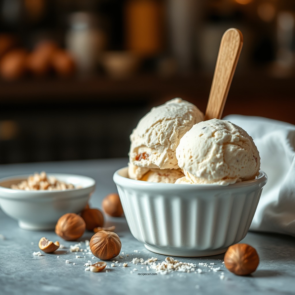 Ingredients You'll Need - hazelnut ice cream recipe