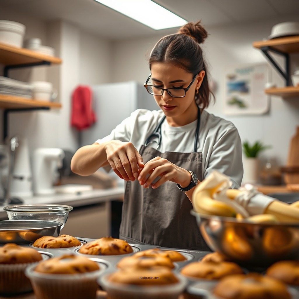 Preparation Steps - healthy banana muffins recipe