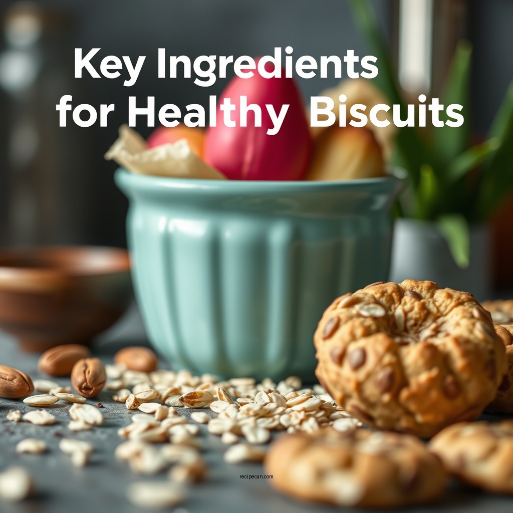Key Ingredients for Healthy Oat Biscuits - healthy biscuit recipes with oats