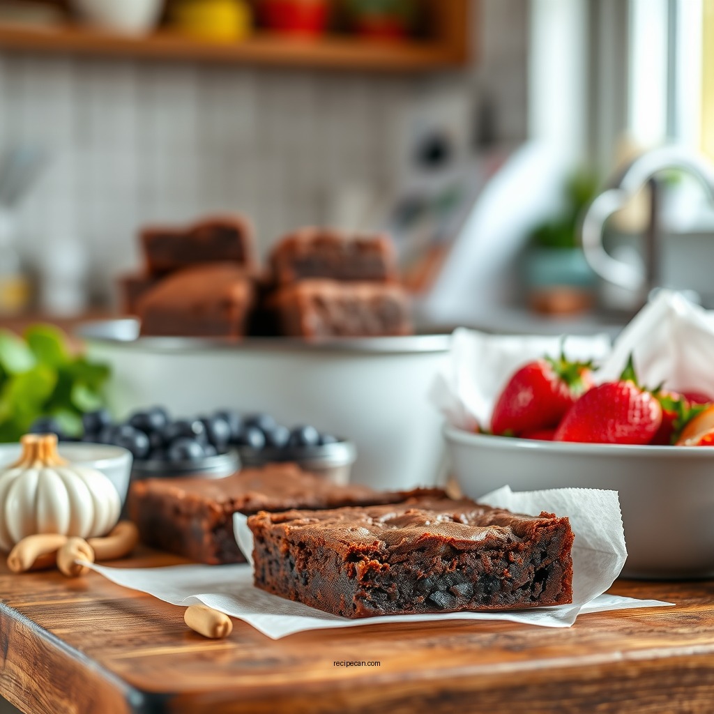 Ingredients You'll Need - healthy brownie recipe