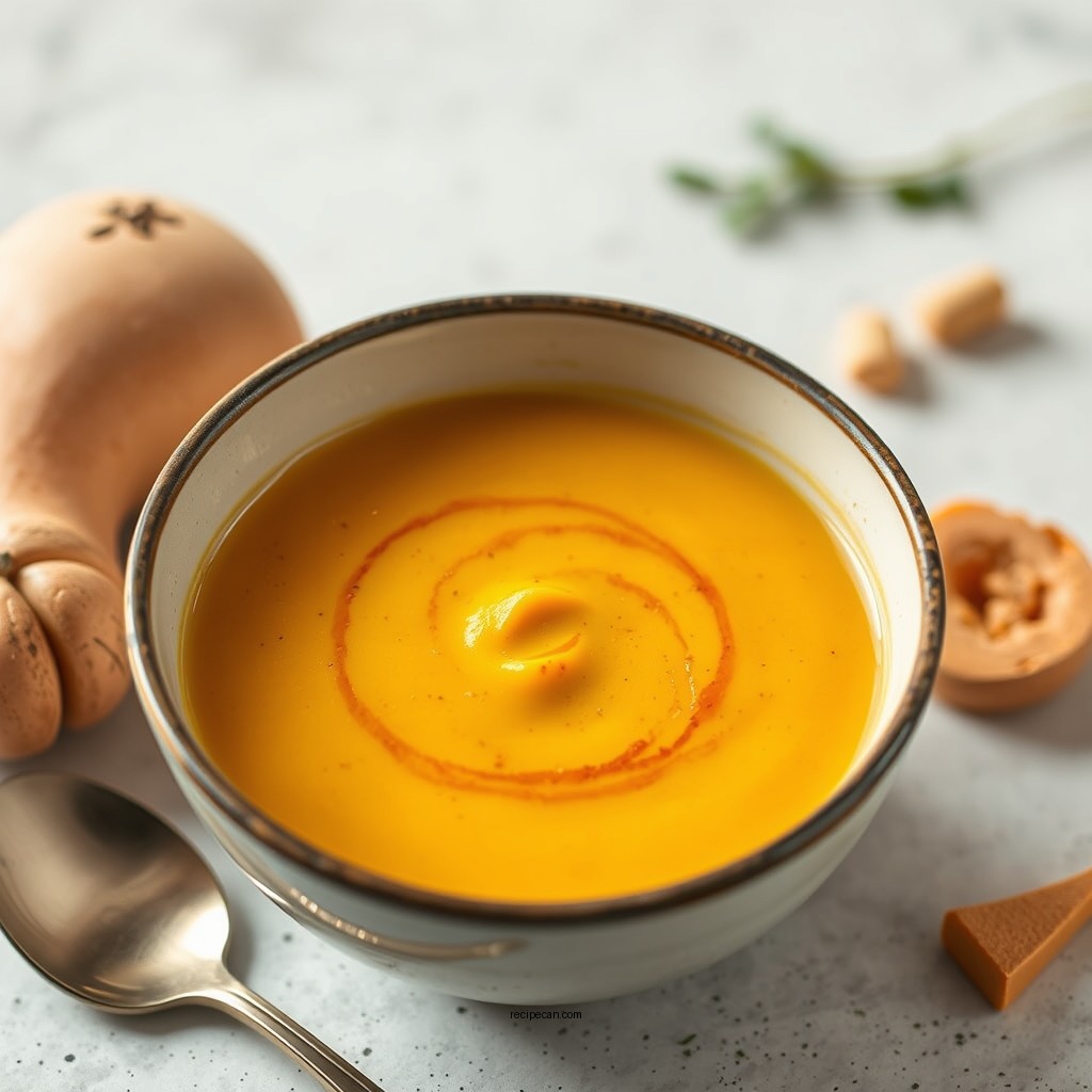 Creamy Butternut Squash Soup - healthy butternut squash recipes