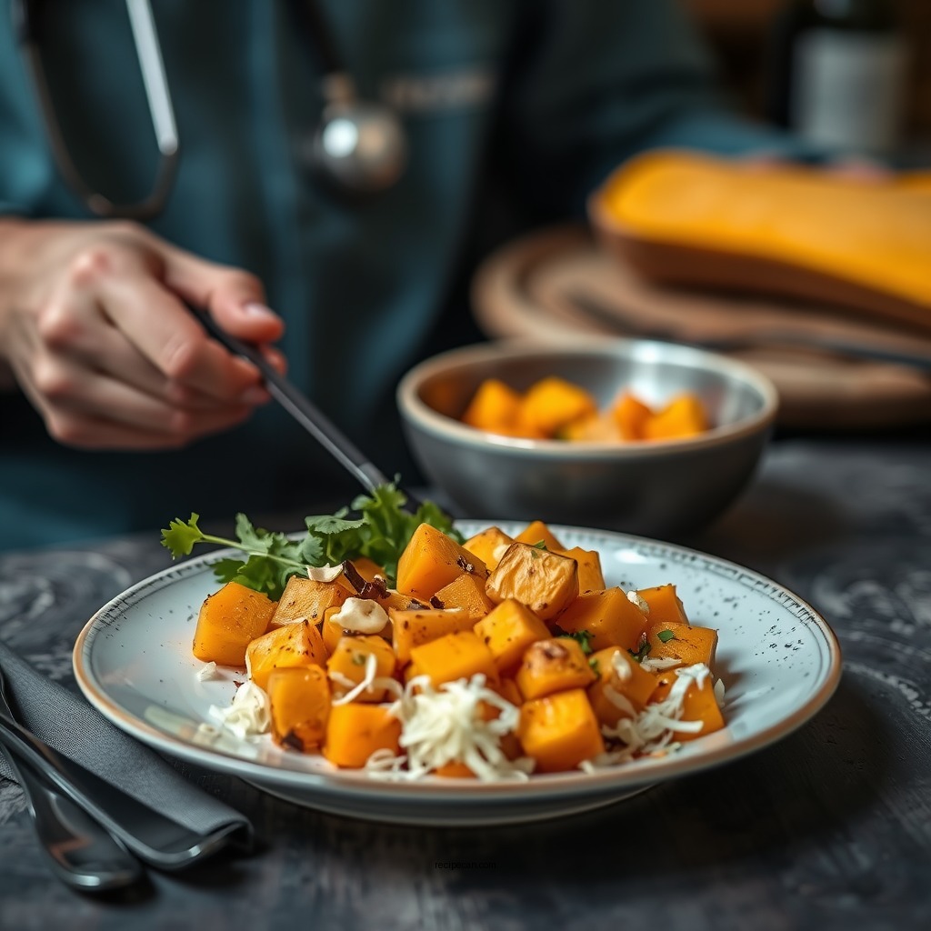 Roasted Butternut Squash Salad - healthy butternut squash recipes