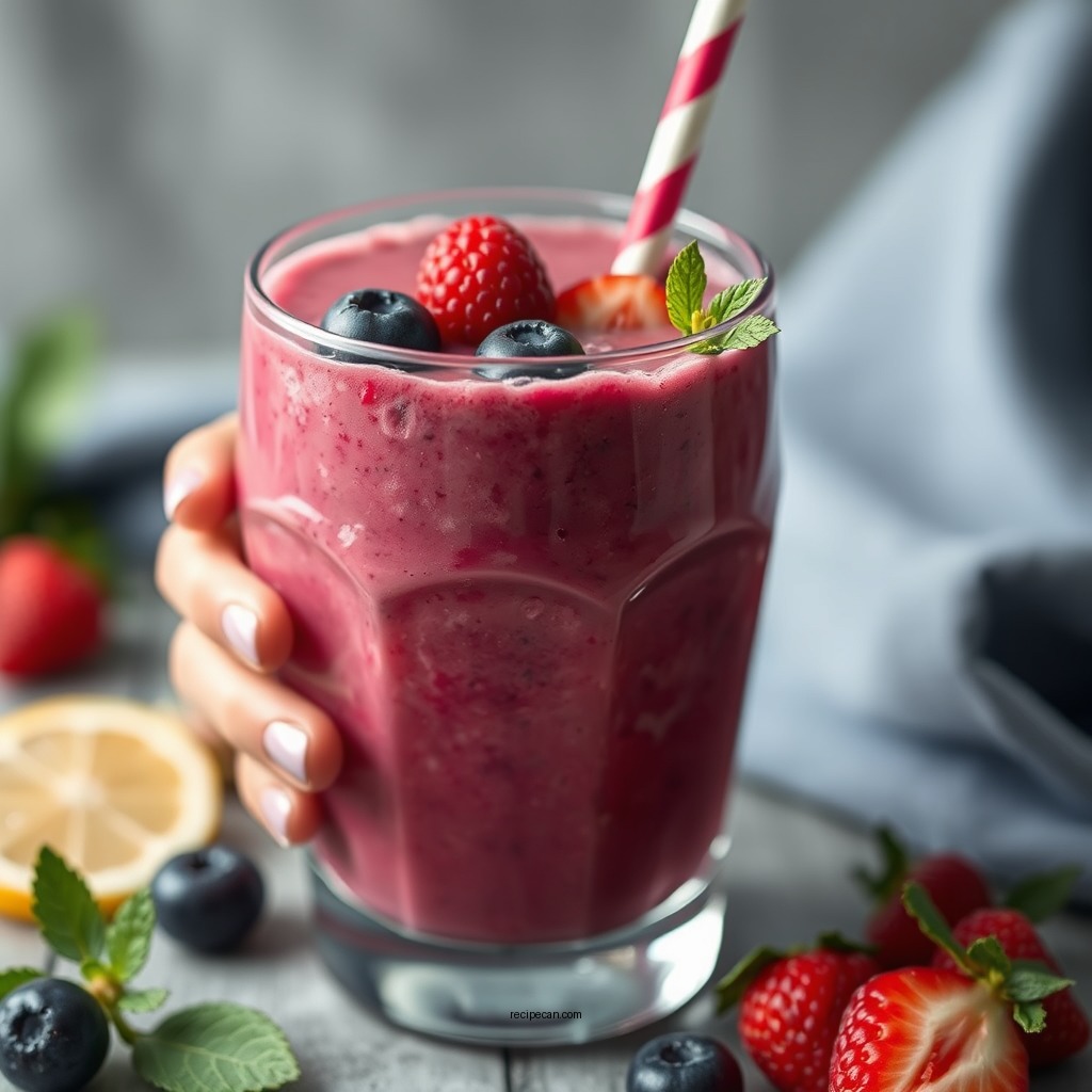 Berry Bliss Smoothies - healthy morning smoothie recipes