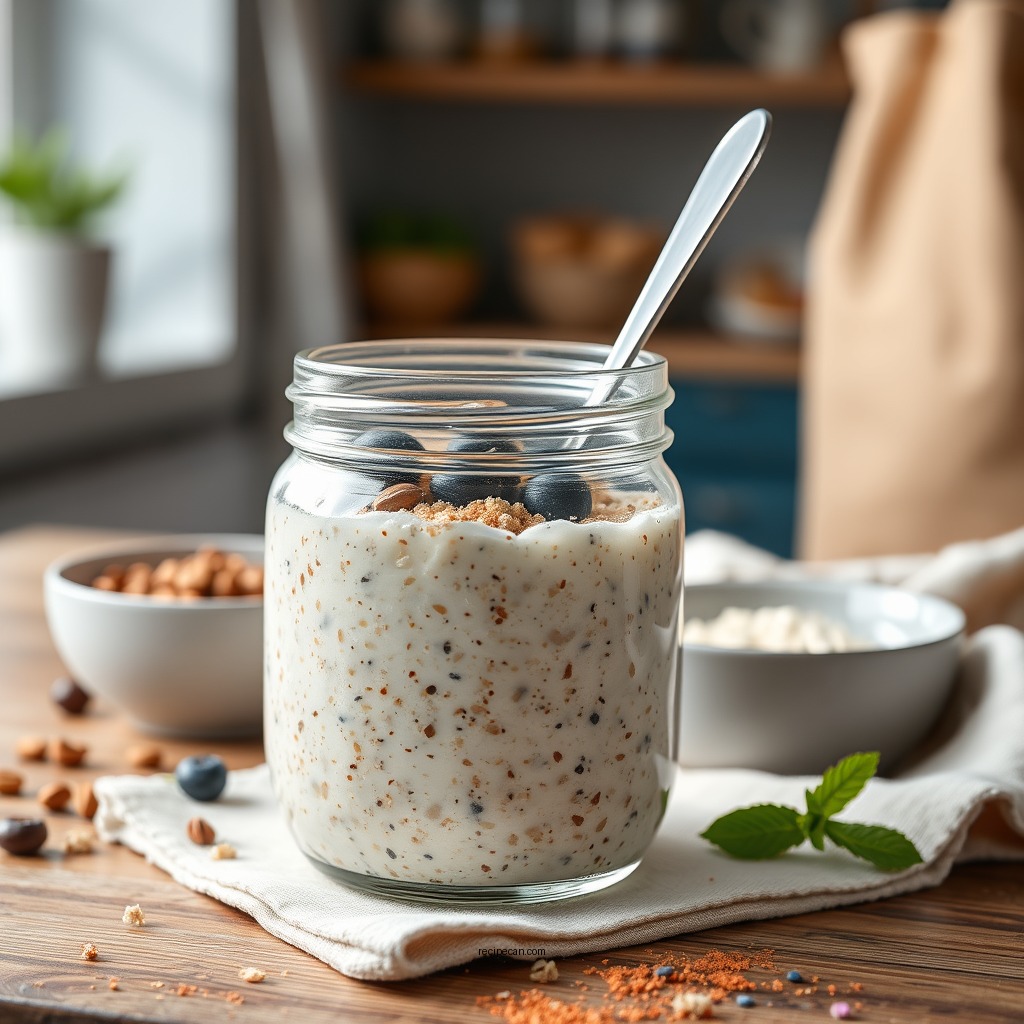Basic Ingredients for Healthy Overnight Oats - healthy overnight oats recipe for weight loss