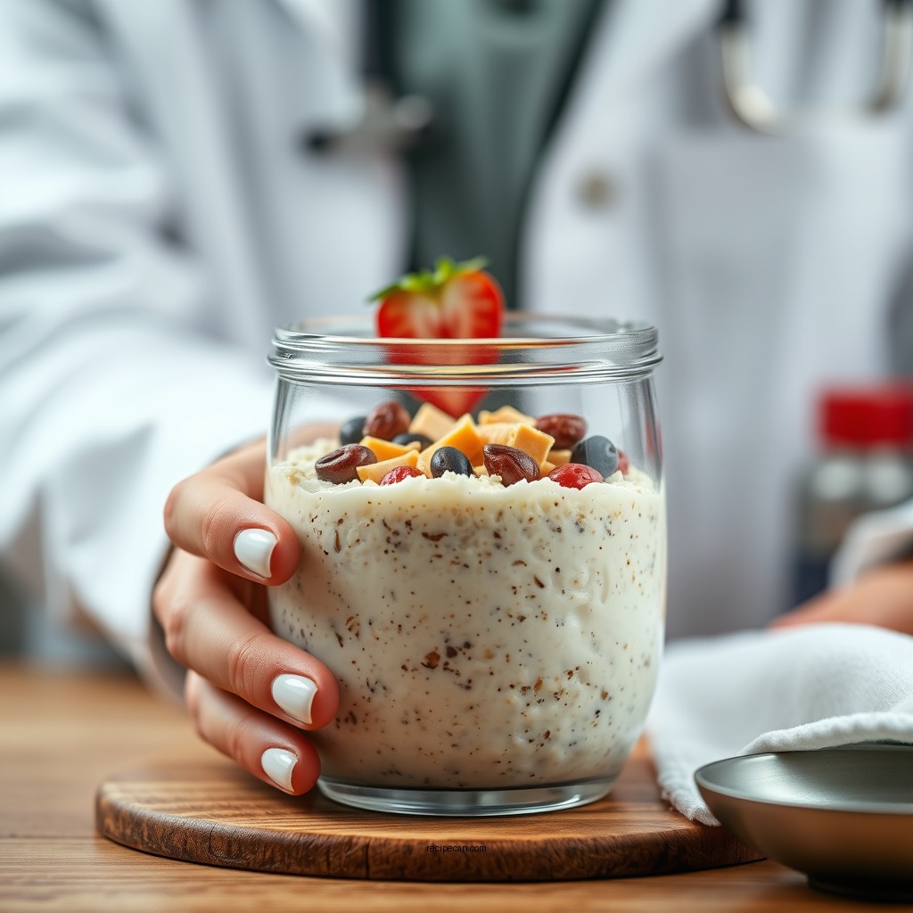 Step-by-Step Preparation - healthy overnight oats recipe