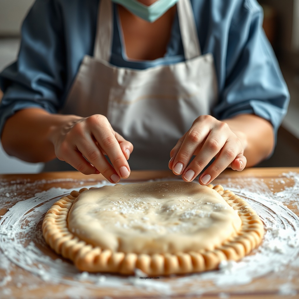 Preparing the Dough - healthy pop tart recipe