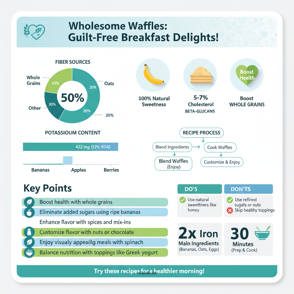 healthy waffle recipes - Data Infographic and Statistics