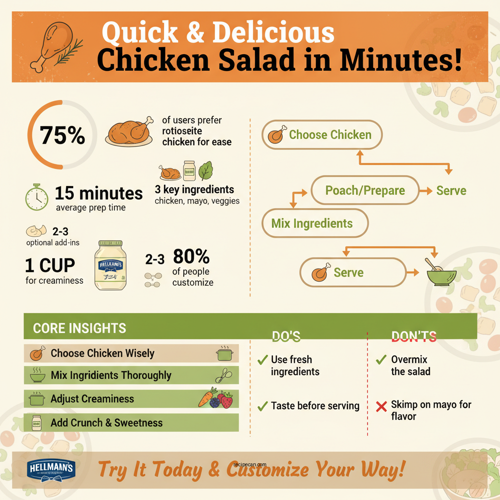 hellmann's chicken salad recipe with mayo - Data Infographic and Statistics