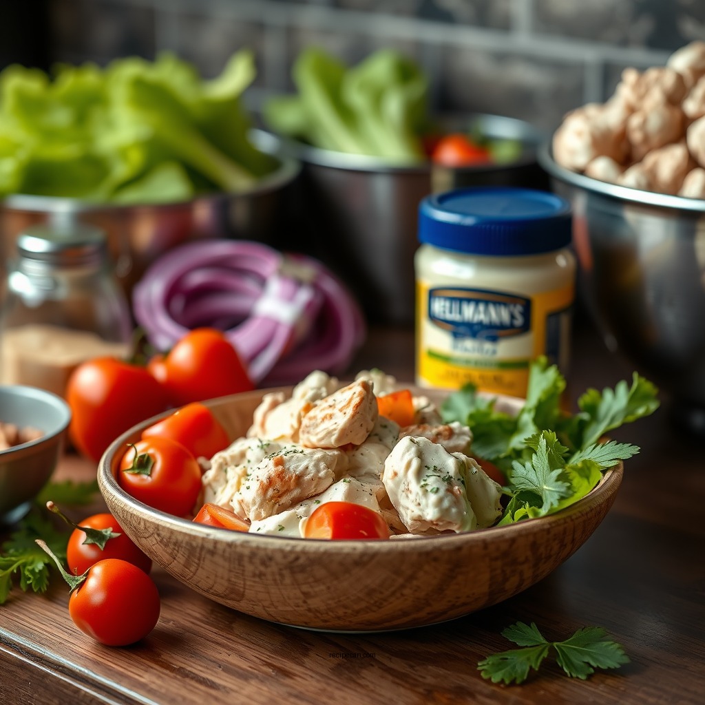 Ingredients You'll Need - hellmann's chicken salad recipe with mayo