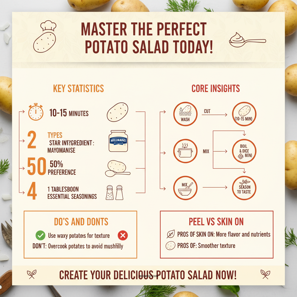 hellmann's classic potato salad recipe - Data Infographic and Statistics