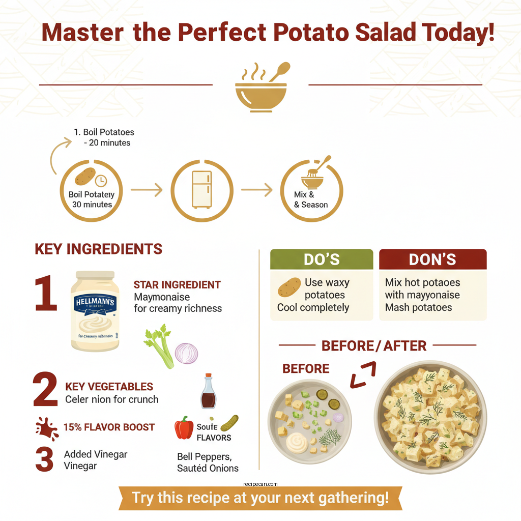 hellmann's potato salad recipe - Data Infographic and Statistics