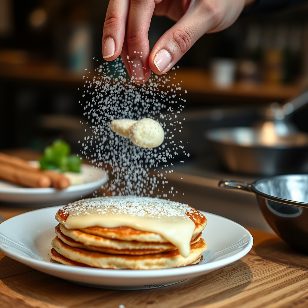 Cooking the Pancakes - high protein pancake recipe