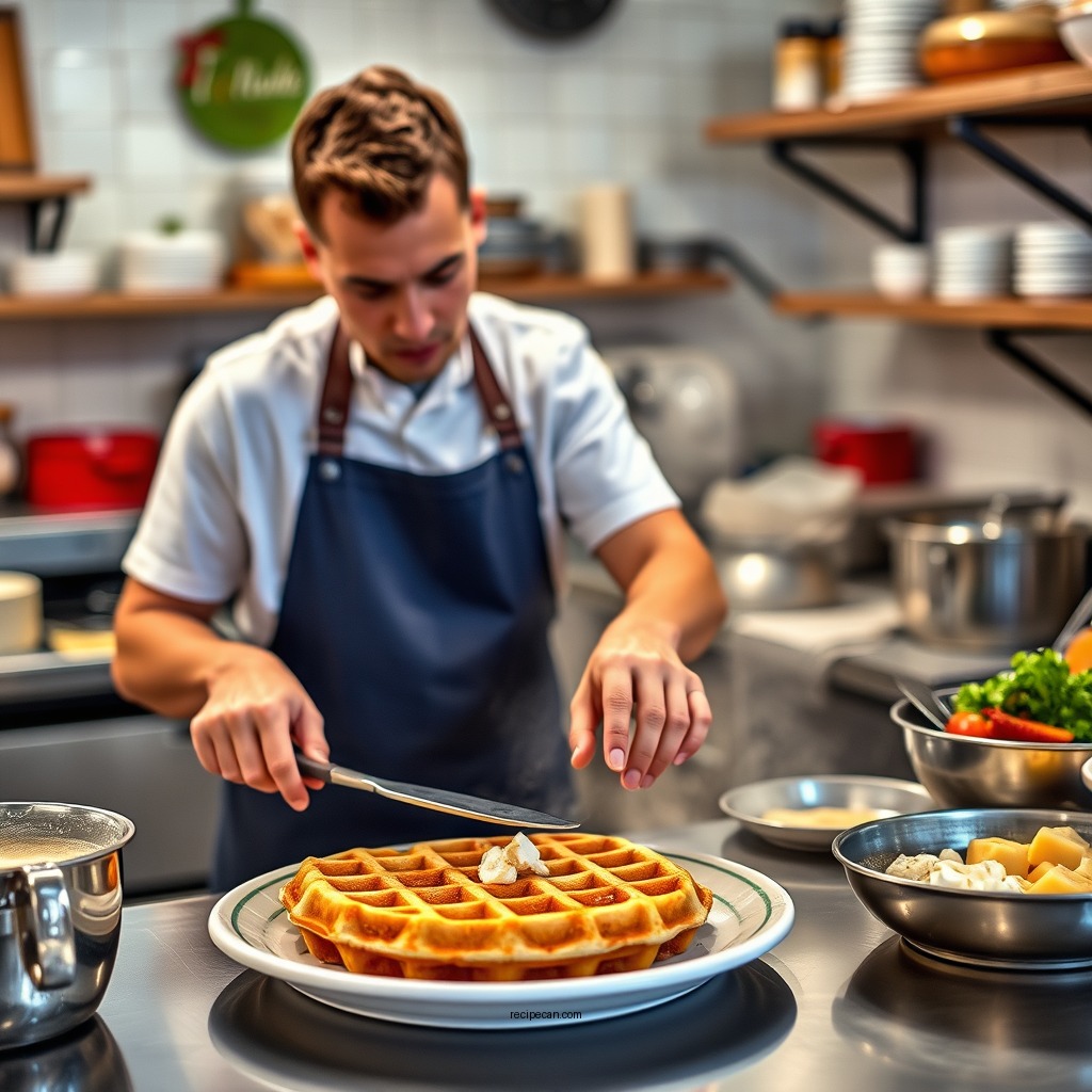 Step-by-Step Recipe Instructions - high protein waffles recipe