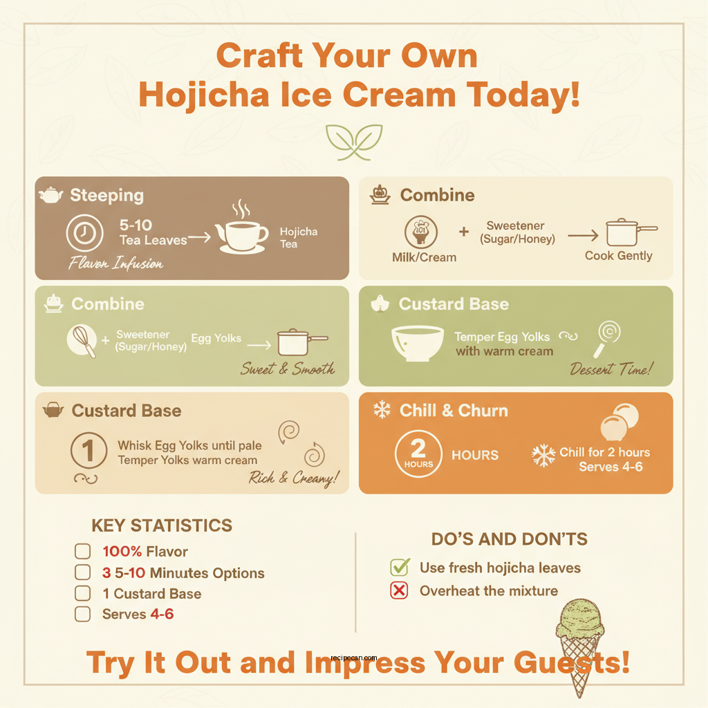 hojicha ice cream recipe - Data Infographic and Statistics