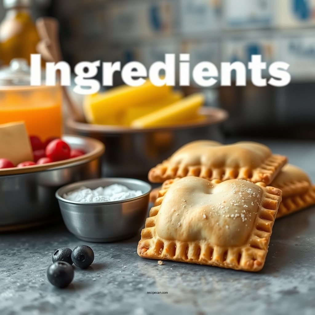 Ingredients You'll Need - home made pop tarts recipe