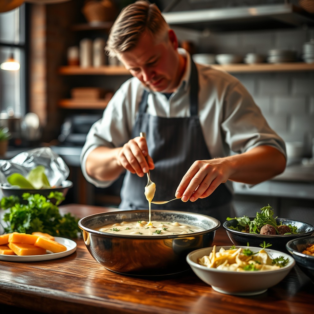 Step-by-Step Cooking Instructions - homemade alfredo sauce recipe