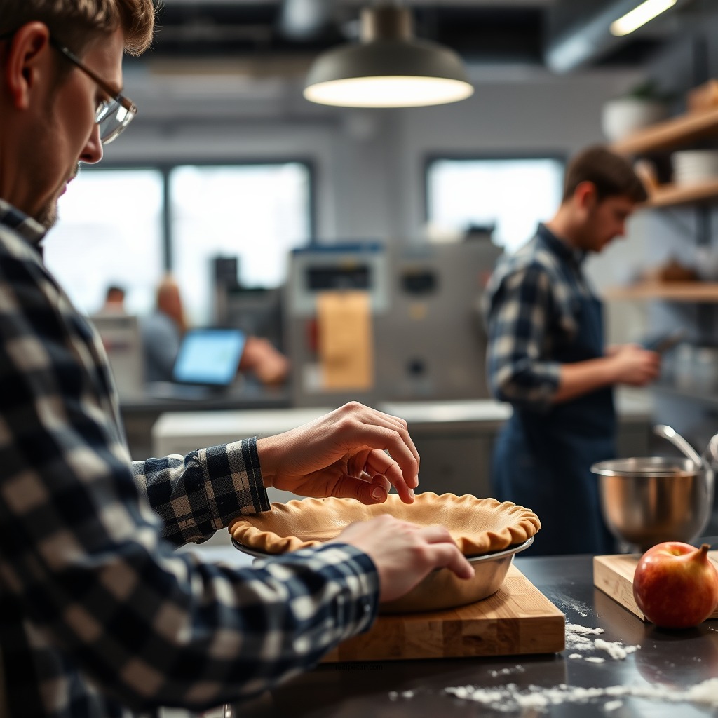 Preparing the Pie Crust - homemade apple pie recipe