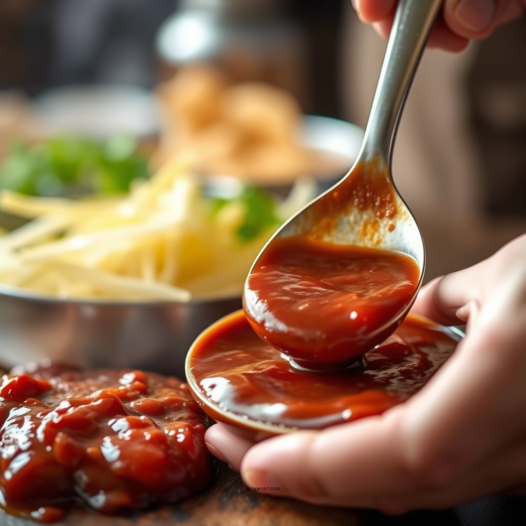 Step-by-Step Preparation - homemade barbecue sauce recipe
