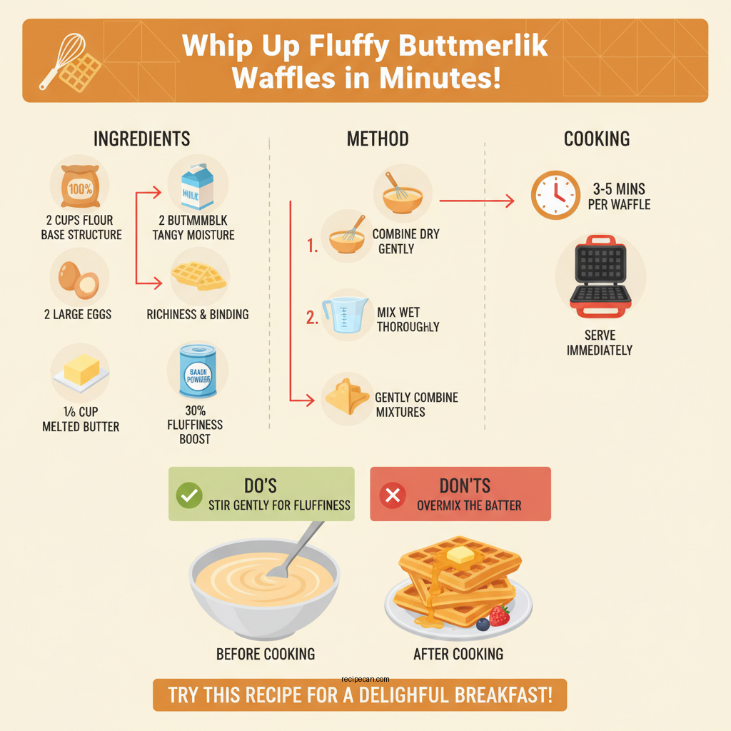 homemade buttermilk waffle recipe - Data Infographic and Statistics