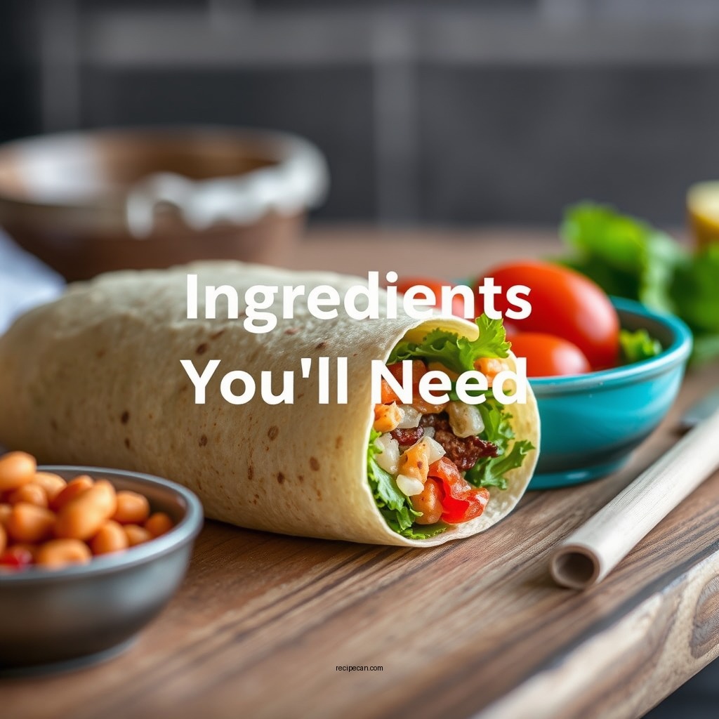 Ingredients You’ll Need - homemade crunch wrap supreme recipe