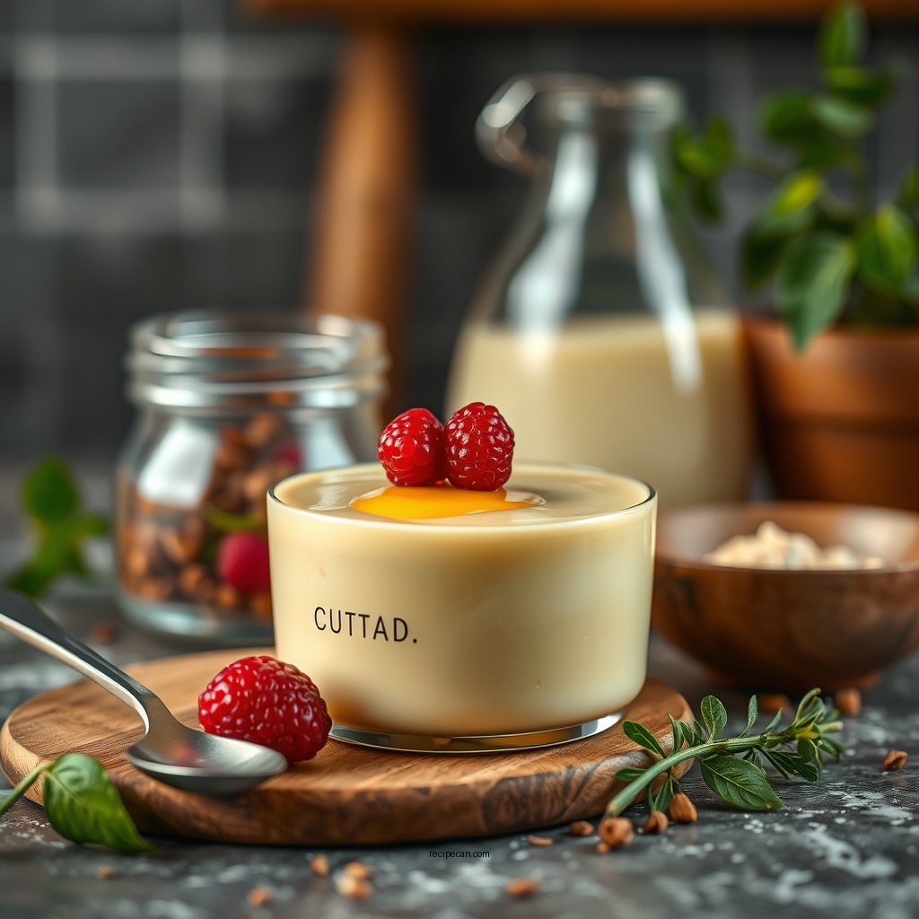 Essential Ingredients for Custard - homemade custard recipe