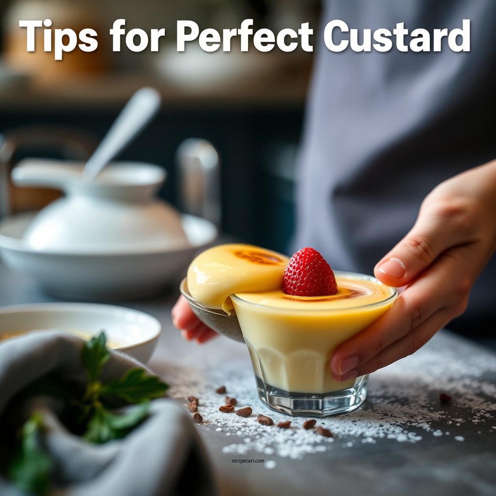 Tips for Perfect Custard - homemade custard recipe