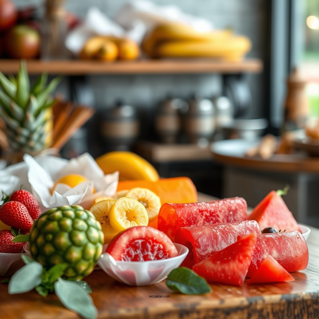 Choosing the Right Fruit - homemade fruit roll up recipe