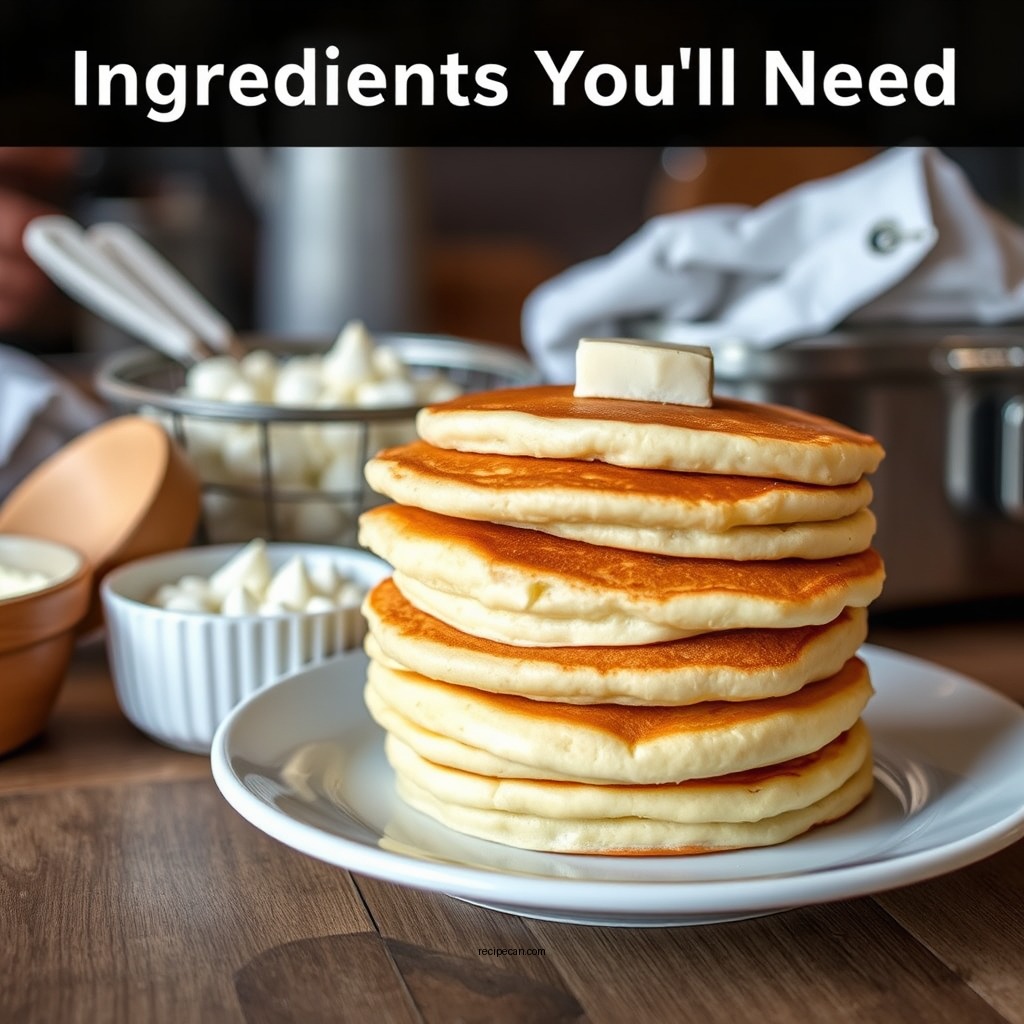 Ingredients You’ll Need - homemade pancake recipe