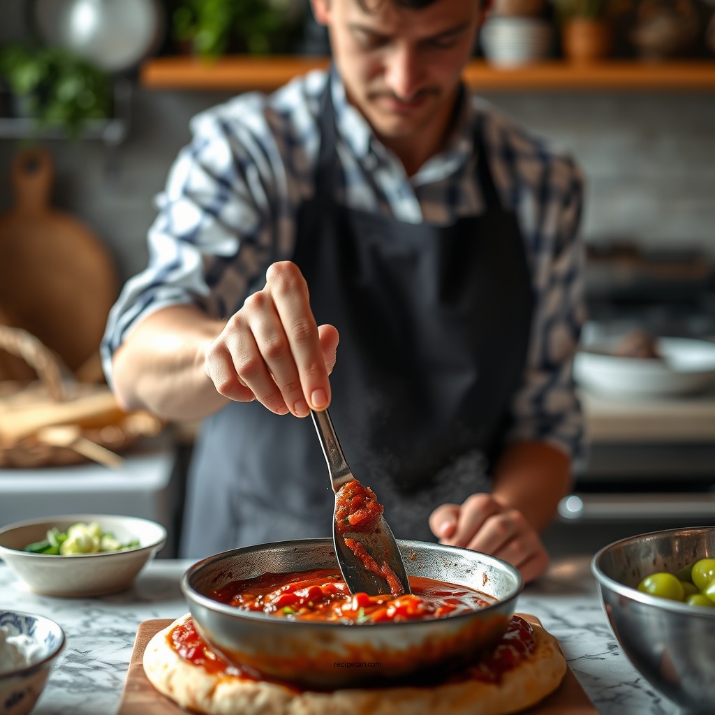 Step-by-Step Preparation Process - homemade pizza sauce recipe
