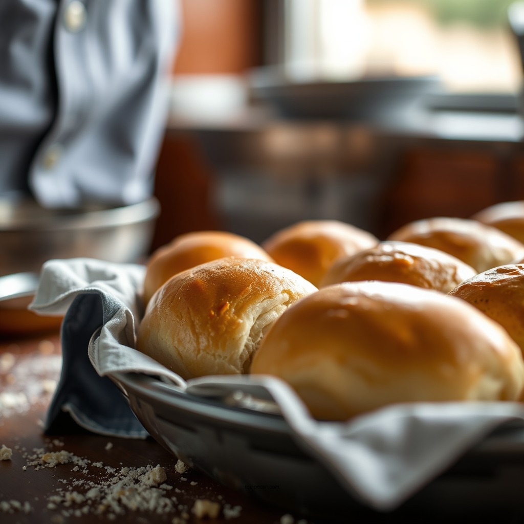 Shaping the Rolls - homemade rolls recipe