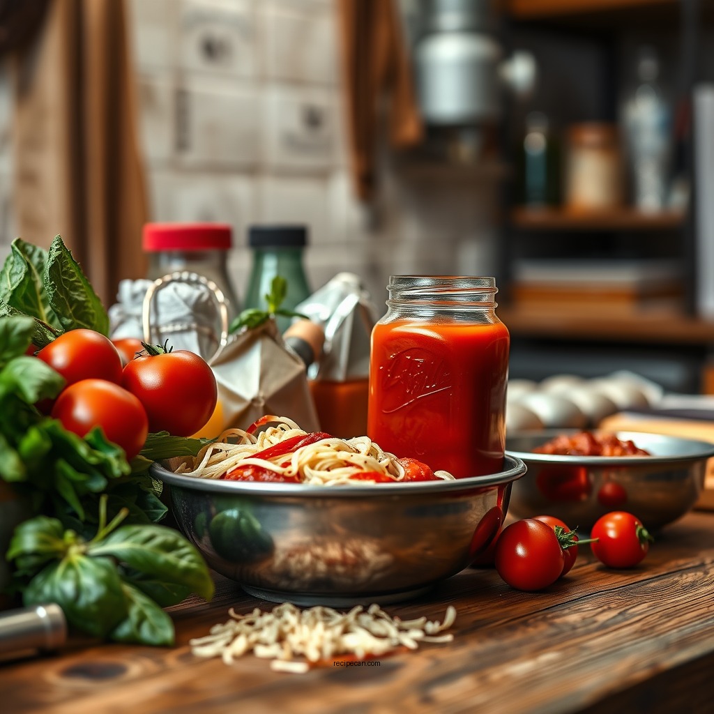 Ingredients You'll Need - homemade spaghetti sauce recipe