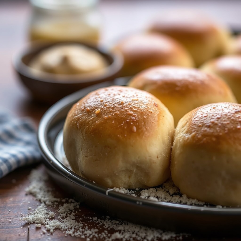 Shaping the Rolls - homemade yeast rolls recipe