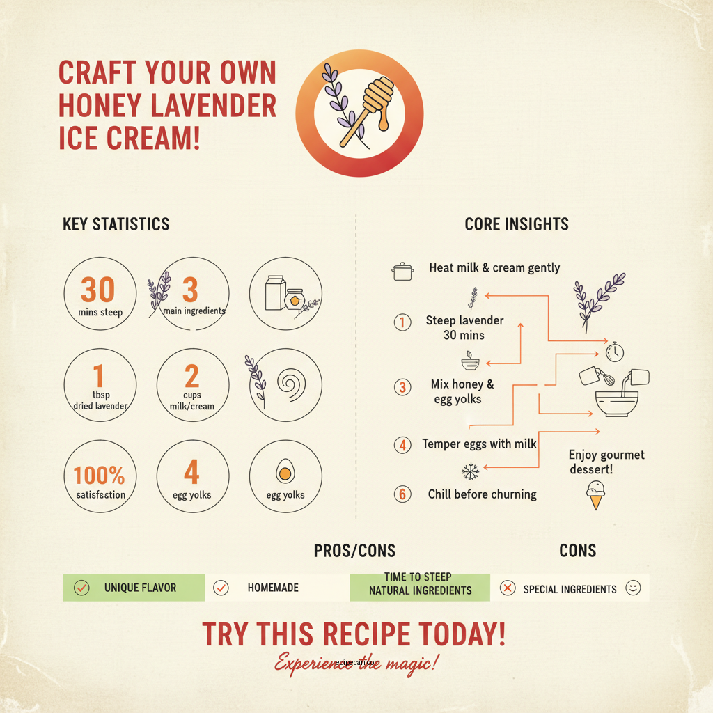 honey lavender ice cream recipe - Data Infographic and Statistics