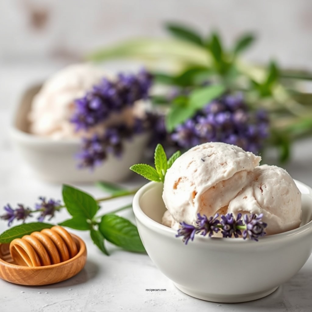 Ingredients You'll Need - honey lavender ice cream recipe