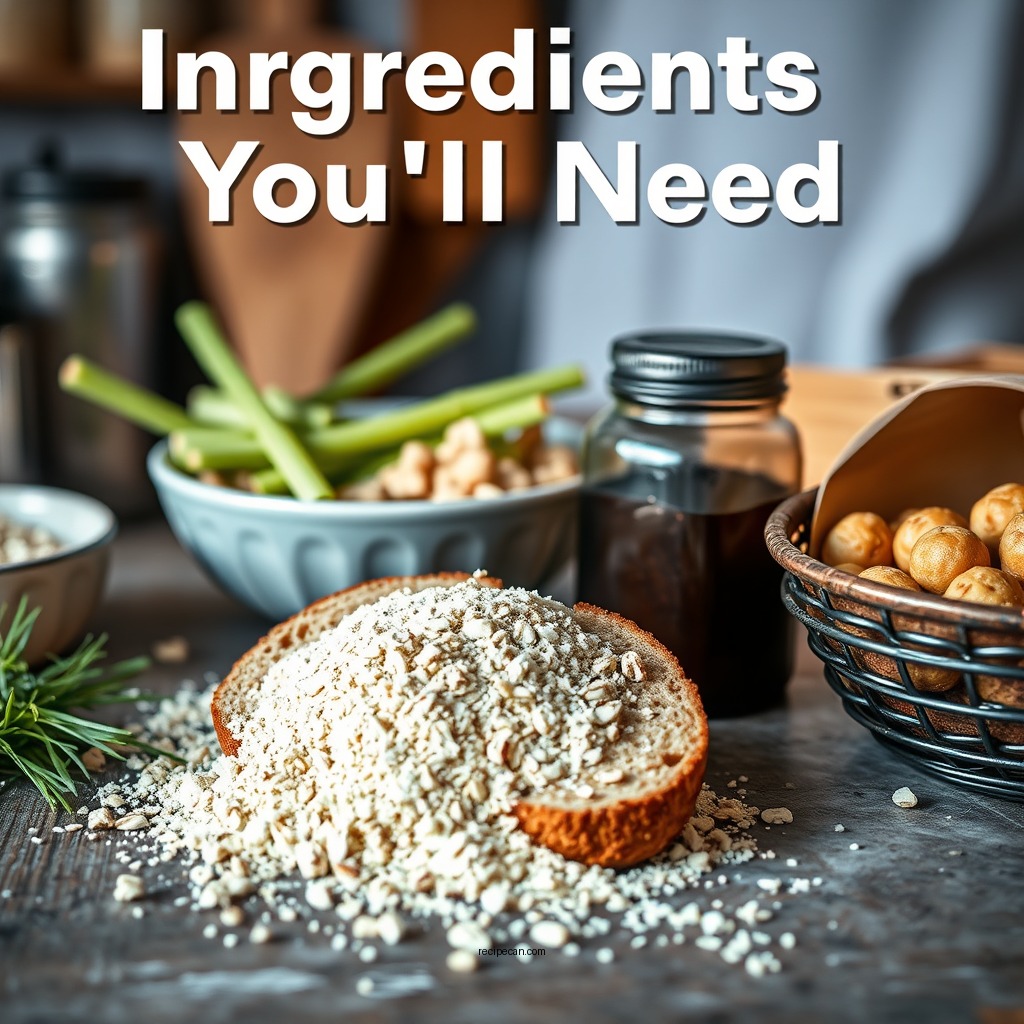 Ingredients You'll Need - honey oat bread recipe