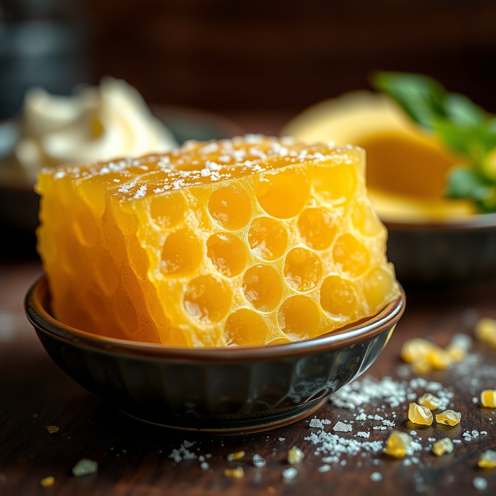 Making Your Own Honeycomb - honeycomb ice cream recipe