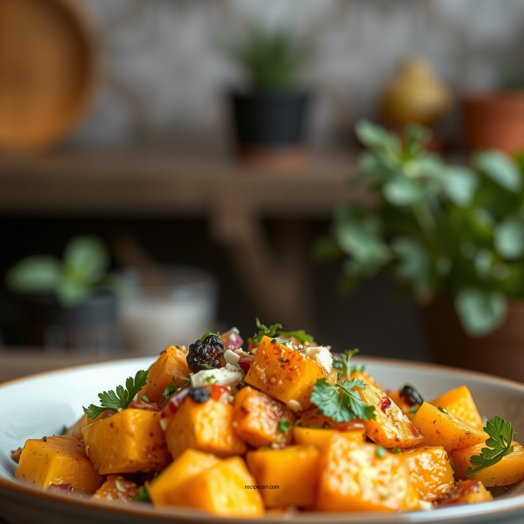 Roasted Honeynut Squash Salad - honeynut squash recipes