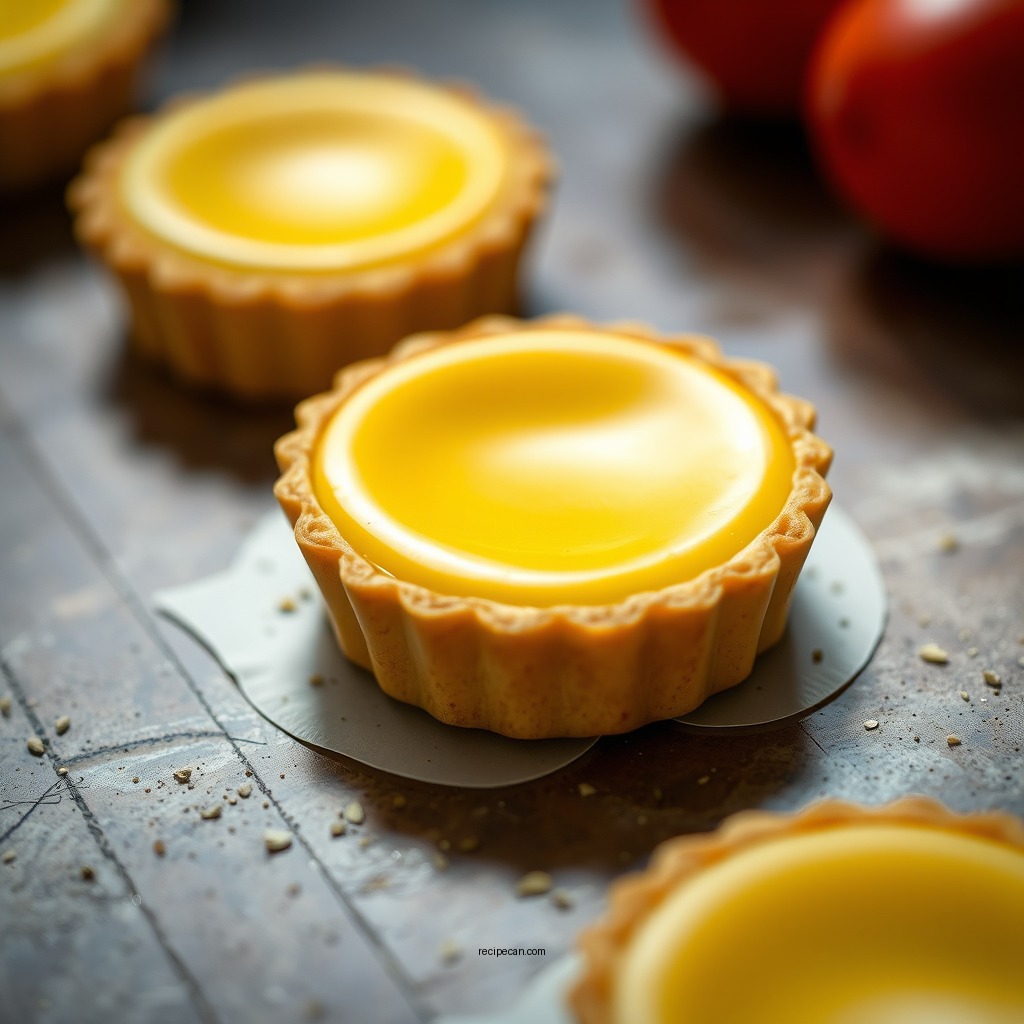 Making the Egg Custard Filling - hong kong egg custard tart recipe